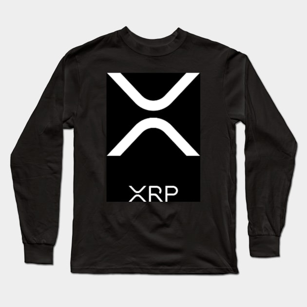 XRP Logo Long Sleeve T-Shirt by DigitalNomadInvestor